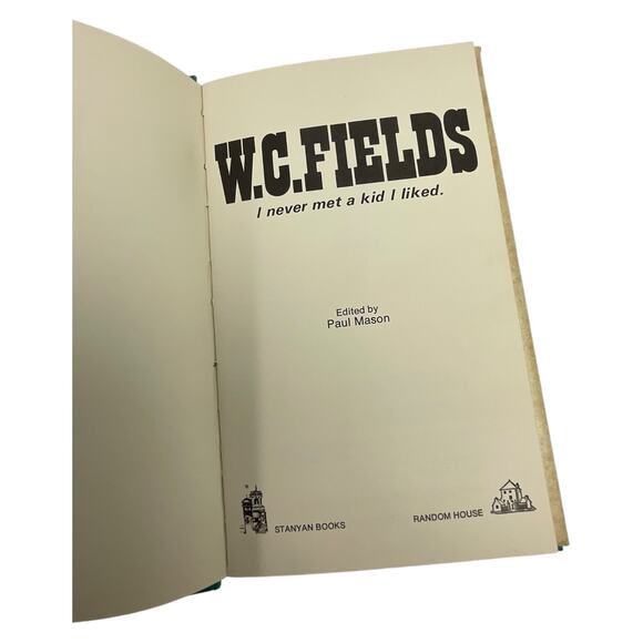 WC Fields I Never Met A Kid I Liked 1970 Hardcover With Dust Jacket - Picture 5 of 8